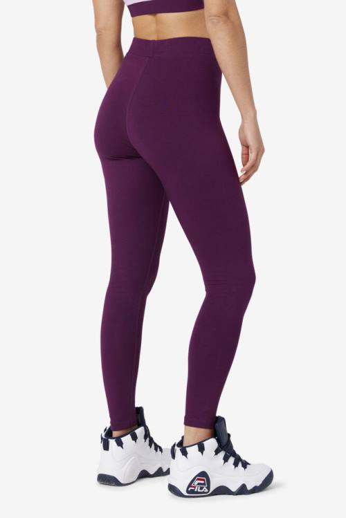 Fila Elora Naisten Leggingsit Viininpunainen | Fila409IR