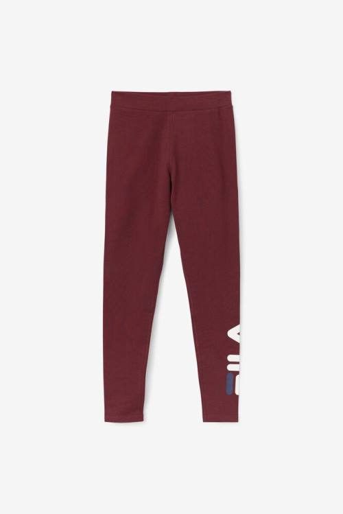 Fila Elora Naisten Leggingsit Viininpunainen | Fila704MC
