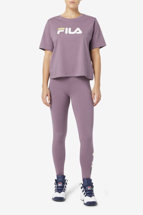 Fila Elora Naisten Leggingsit Violetit | Fila482QE