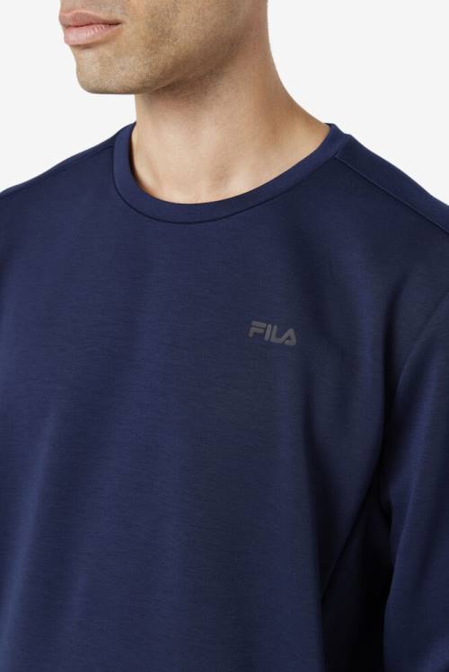 Fila Emry Crew Miesten Puserot Laivastonsininen Mustat | Fila780SI