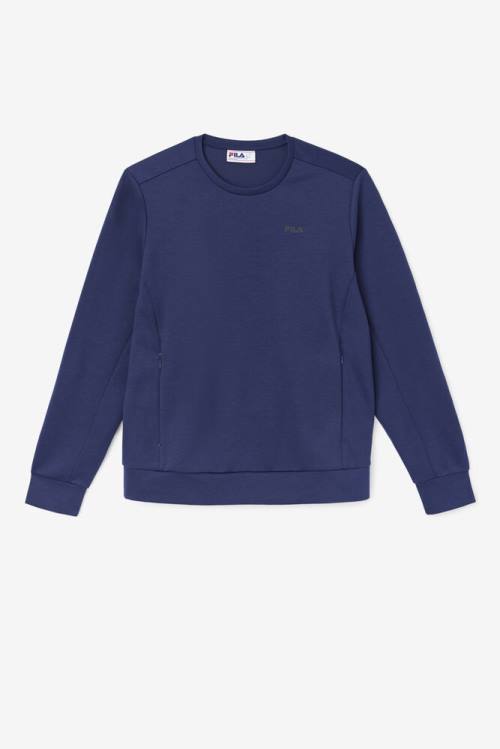 Fila Emry Crew Miesten Puserot Laivastonsininen Mustat | Fila780SI