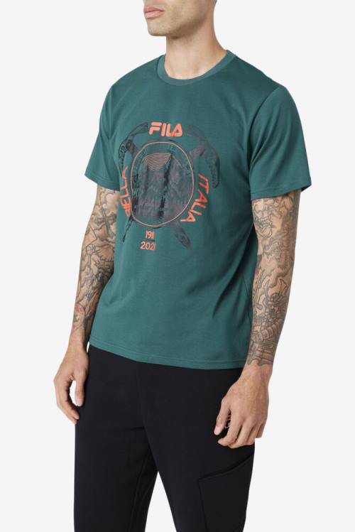 Fila Enem Tee Miesten T Paidat Mustat | Fila790XT