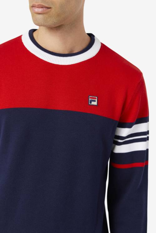 Fila Everly Miesten Puserot Laivastonsininen Punainen Valkoinen | Fila512HW