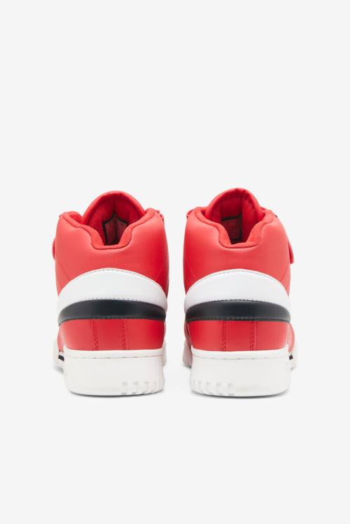 Fila F-13 Mid Miesten Tennarit Punainen Mustat Valkoinen | Fila152YO