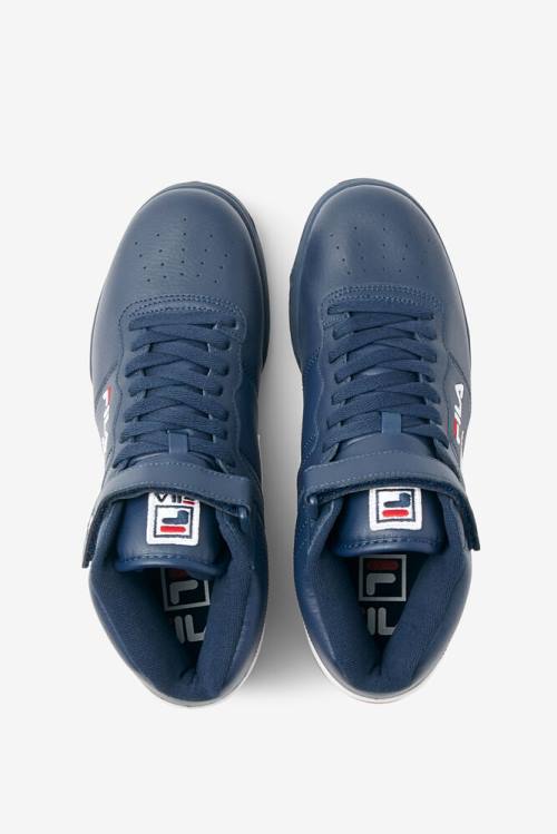 Fila F-13 Miesten Tennarit Laivastonsininen Valkoinen Punainen | Fila408MC