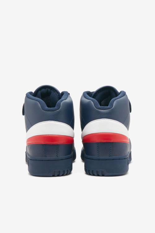 Fila F-13 Miesten Tennarit Laivastonsininen Valkoinen Punainen | Fila408MC