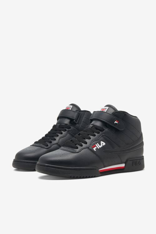 Fila F-13 Miesten Tennarit Mustat Valkoinen Punainen | Fila532RQ