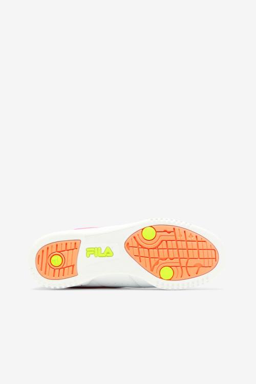 Fila F-13 Naisten Tennarit Valkoinen Keltainen Pinkki | Fila963YM
