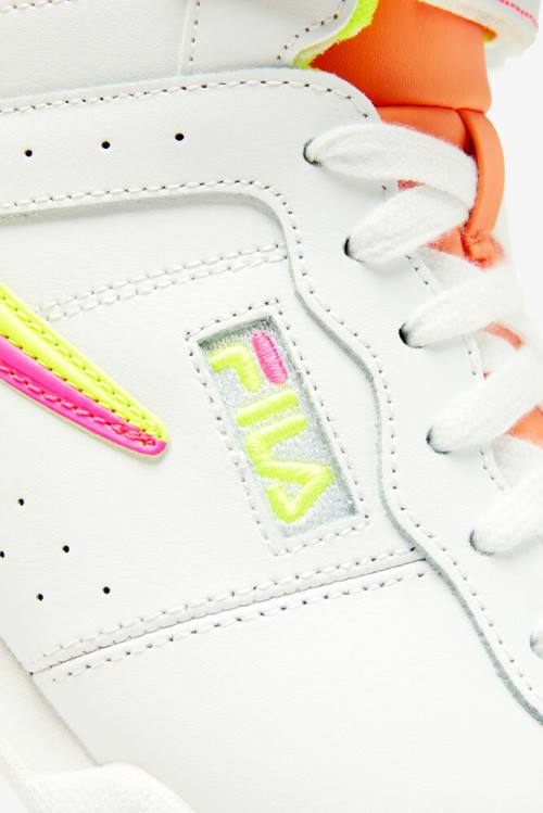Fila F-13 Naisten Tennarit Valkoinen Keltainen Pinkki | Fila963YM