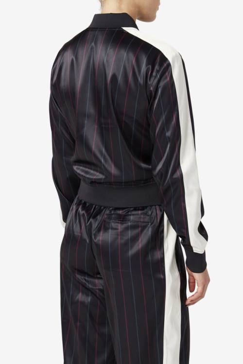 Fila Farah Satin Track Naisten Takki Mustat | Fila847PE