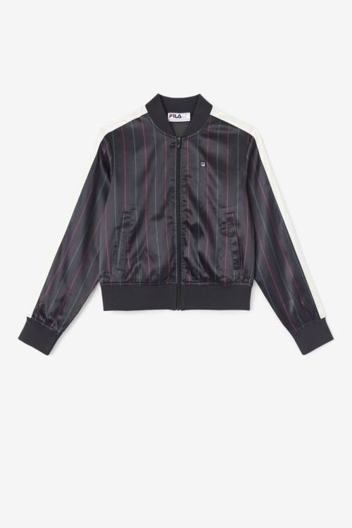 Fila Farah Satin Track Naisten Takki Mustat | Fila847PE