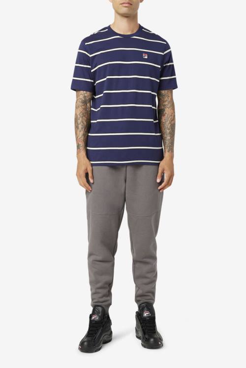 Fila Felix Tee Miesten T Paidat Laivastonsininen Valkoinen | Fila918AJ