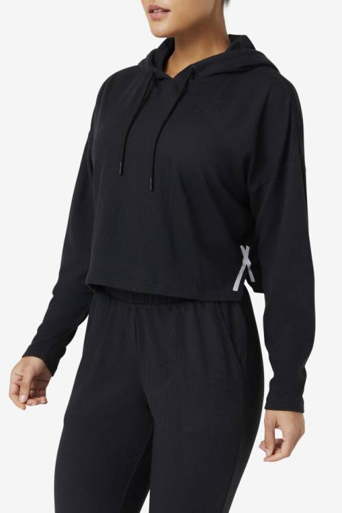 Fila Fi-lux Cropped Naisten Huppari Mustat | Fila182ON
