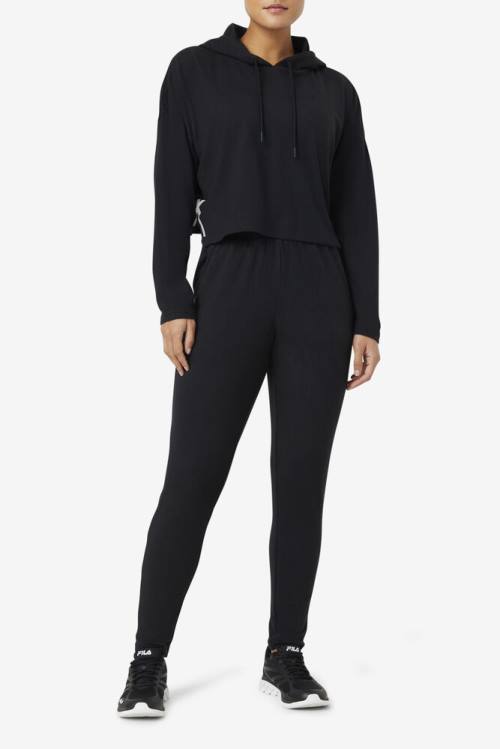 Fila Fi-lux Cropped Naisten Huppari Mustat | Fila182ON