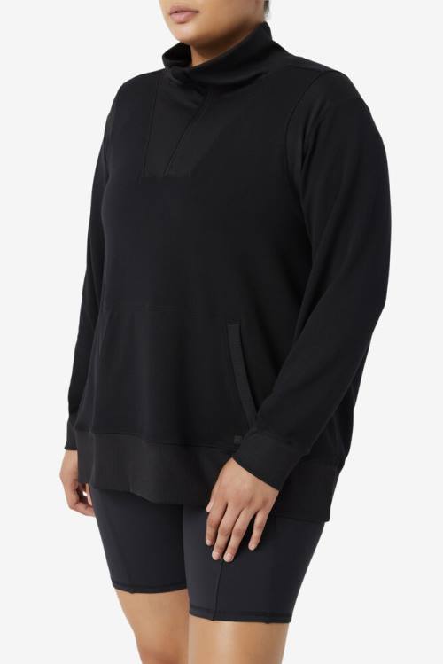 Fila Fi-lux Half Zip Naisten Puserot Mustat | Fila401IU