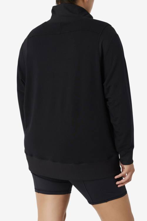 Fila Fi-lux Half Zip Naisten Puserot Mustat | Fila401IU