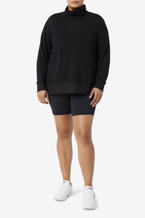Fila Fi-lux Half Zip Naisten Puserot Mustat | Fila401IU