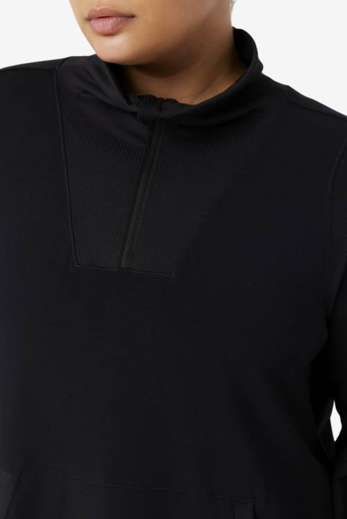 Fila Fi-lux Half Zip Naisten Puserot Mustat | Fila401IU