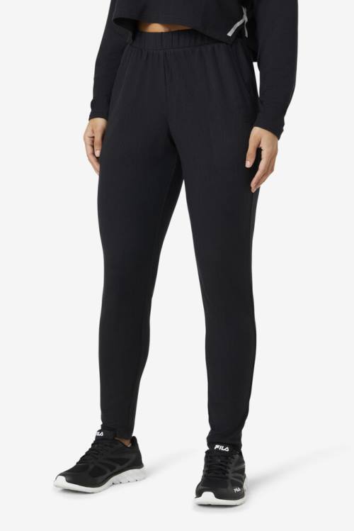 Fila Fi-lux Jogger Naisten Housut Mustat | Fila407WI