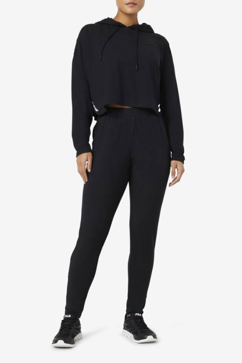 Fila Fi-lux Jogger Naisten Housut Mustat | Fila407WI