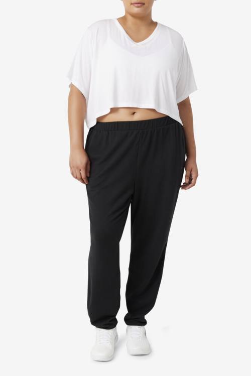 Fila Fi-lux Jogger Naisten Housut Mustat | Fila960IA