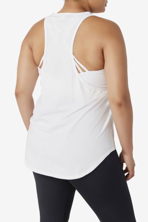 Fila Fi-lux Long Tank Top Naisten T Paidat Valkoinen | Fila207HB
