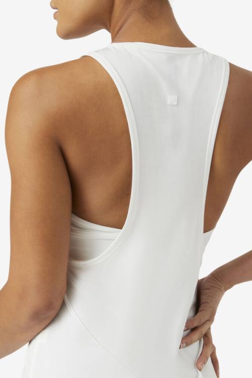 Fila Fi-lux Long Tank Top Naisten T Paidat Valkoinen | Fila375VP