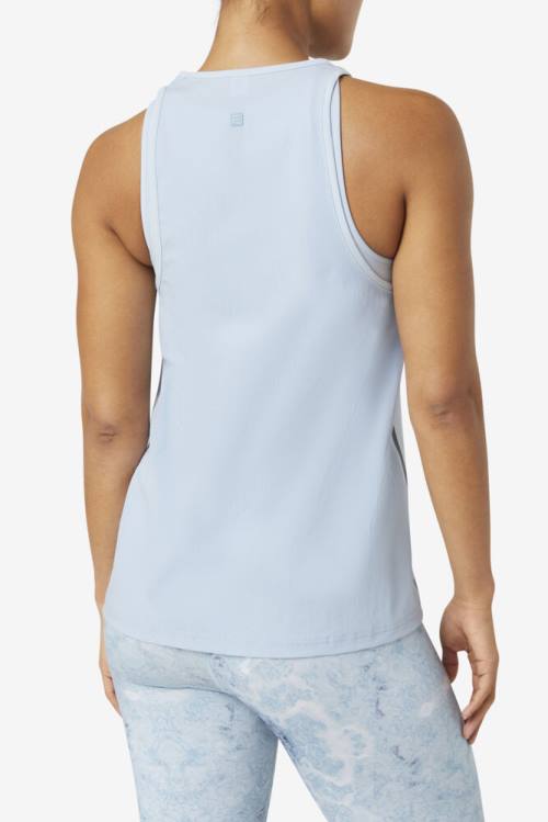 Fila Fi-lux Loose Tank Top Naisten T Paidat Sininen Mustat | Fila568MJ