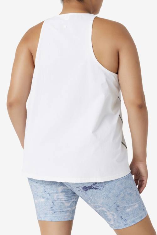 Fila Fi-lux Loose Tank Top Naisten T Paidat Valkoinen Mustat | Fila602FP