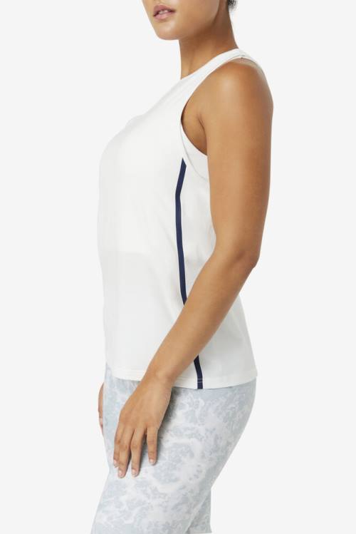 Fila Fi-lux Loose Tank Top Naisten T Paidat Valkoinen Mustat | Fila836RS
