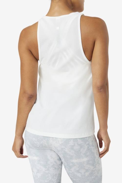 Fila Fi-lux Loose Tank Top Naisten T Paidat Valkoinen Mustat | Fila836RS