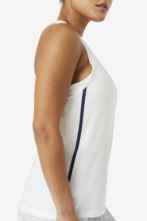 Fila Fi-lux Loose Tank Top Naisten T Paidat Valkoinen Mustat | Fila836RS