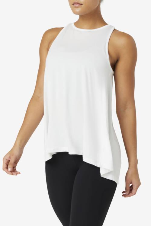 Fila Fi-lux Open Back Tank Naisten Topit Valkoinen | Fila017QH