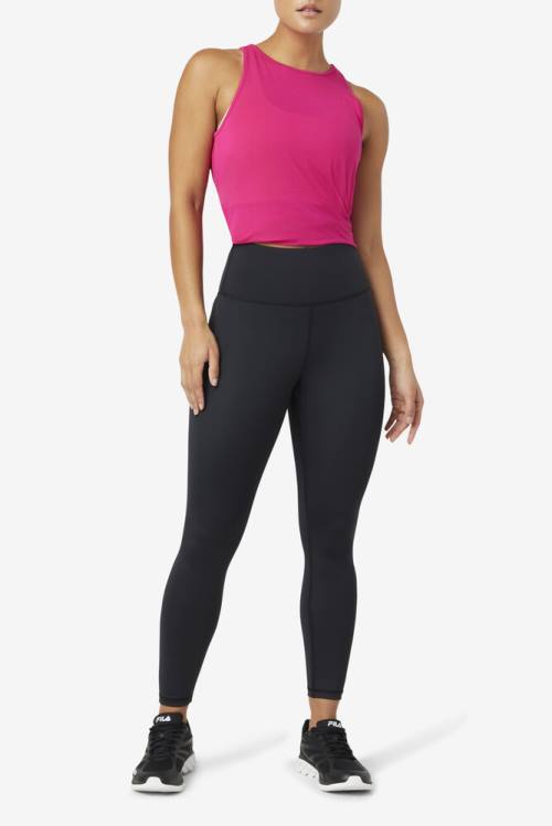 Fila Fi-lux Open Back Tank Naisten Topit Vaaleanpinkki | Fila146VN