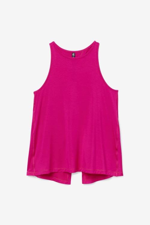 Fila Fi-lux Open Back Tank Naisten Topit Vaaleanpinkki | Fila146VN
