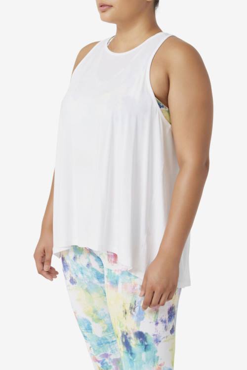 Fila Fi-lux Open Back Tank Naisten Topit Valkoinen | Fila678LE