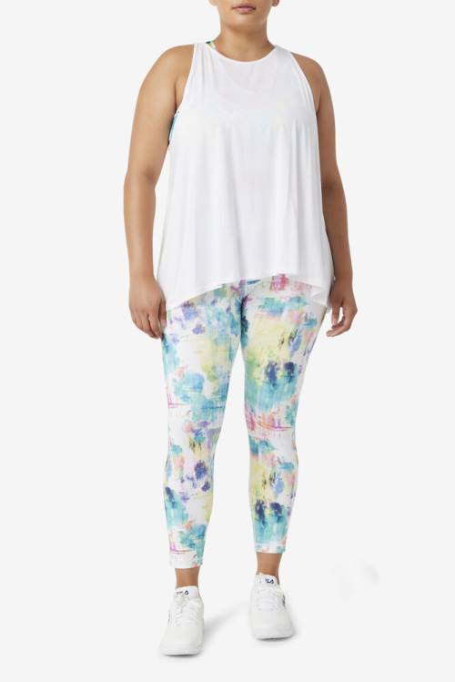 Fila Fi-lux Open Back Tank Naisten Topit Valkoinen | Fila678LE