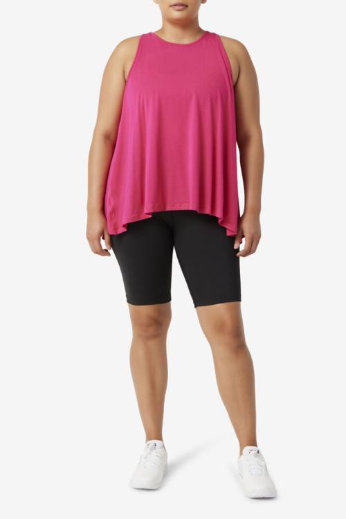 Fila Fi-lux Open Back Tank Naisten Topit Vaaleanpinkki | Fila812DH