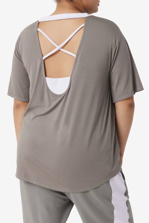Fila Fi-lux Sleeve Top Naisten T Paidat Laventeli Sininen | Fila560GH