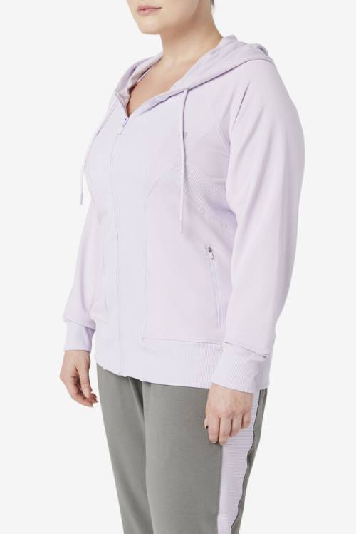 Fila Fi-lux Texture Full Zip Naisten Huppari Laventeli Sininen | Fila472UG