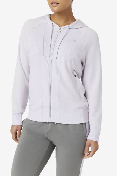 Fila Fi-lux Texture Full Zip Naisten Huppari Laventeli Sininen | Fila508EQ