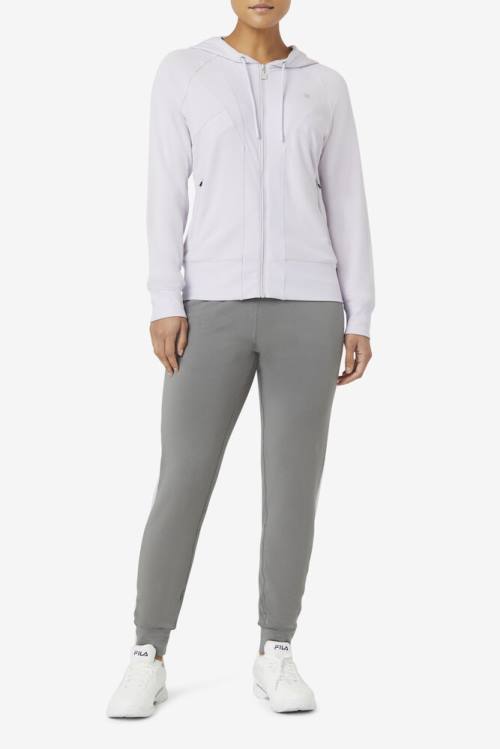 Fila Fi-lux Texture Full Zip Naisten Huppari Laventeli Sininen | Fila508EQ