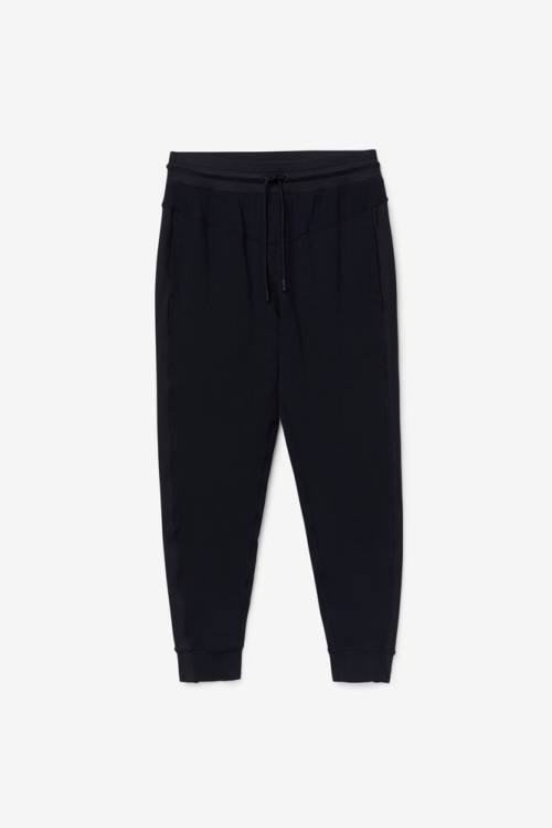 Fila Fi-lux Texture Jogger Naisten Housut Mustat | Fila069FY