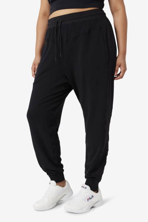 Fila Fi-lux Texture Jogger Naisten Housut Mustat | Fila105OQ