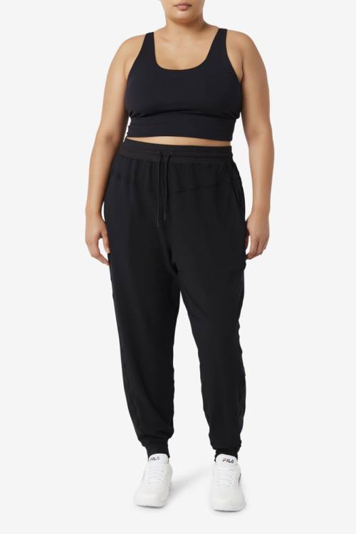 Fila Fi-lux Texture Jogger Naisten Housut Mustat | Fila105OQ