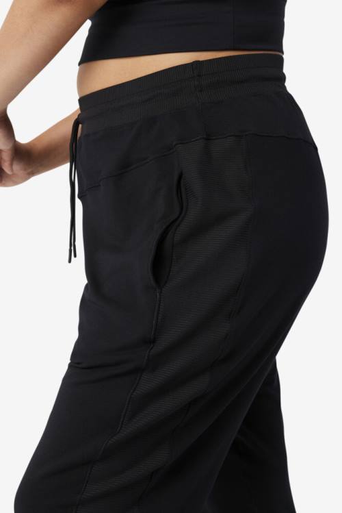 Fila Fi-lux Texture Jogger Naisten Housut Mustat | Fila105OQ
