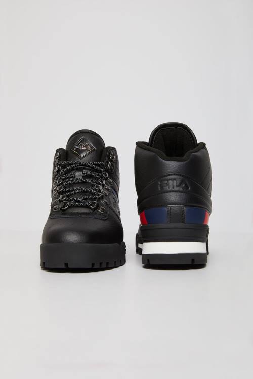 Fila Fitness Hiker Mid Miesten Tennarit Mustat Valkoinen Punainen | Fila210RT