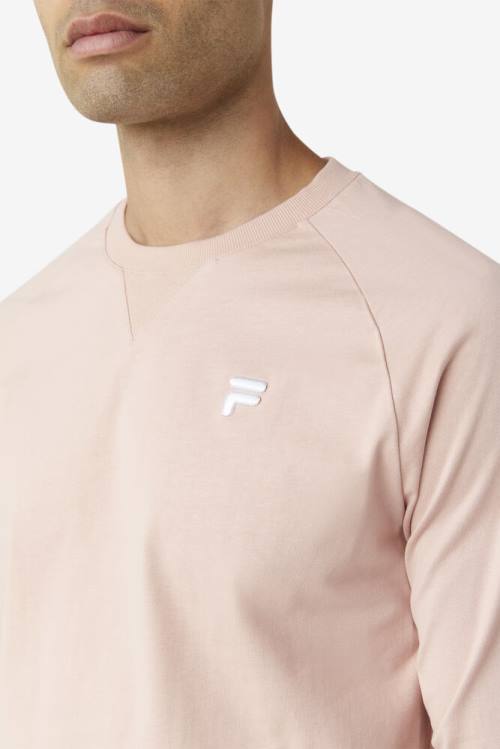 Fila Flynn Long Sleeve Tee Miesten T Paidat Pinkki | Fila364KO