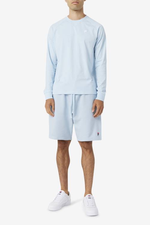 Fila Flynn Long Sleeve Tee Miesten T Paidat Vaaleansininen | Fila495NT
