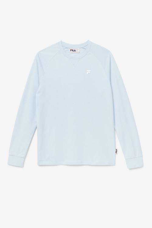 Fila Flynn Long Sleeve Tee Miesten T Paidat Vaaleansininen | Fila495NT